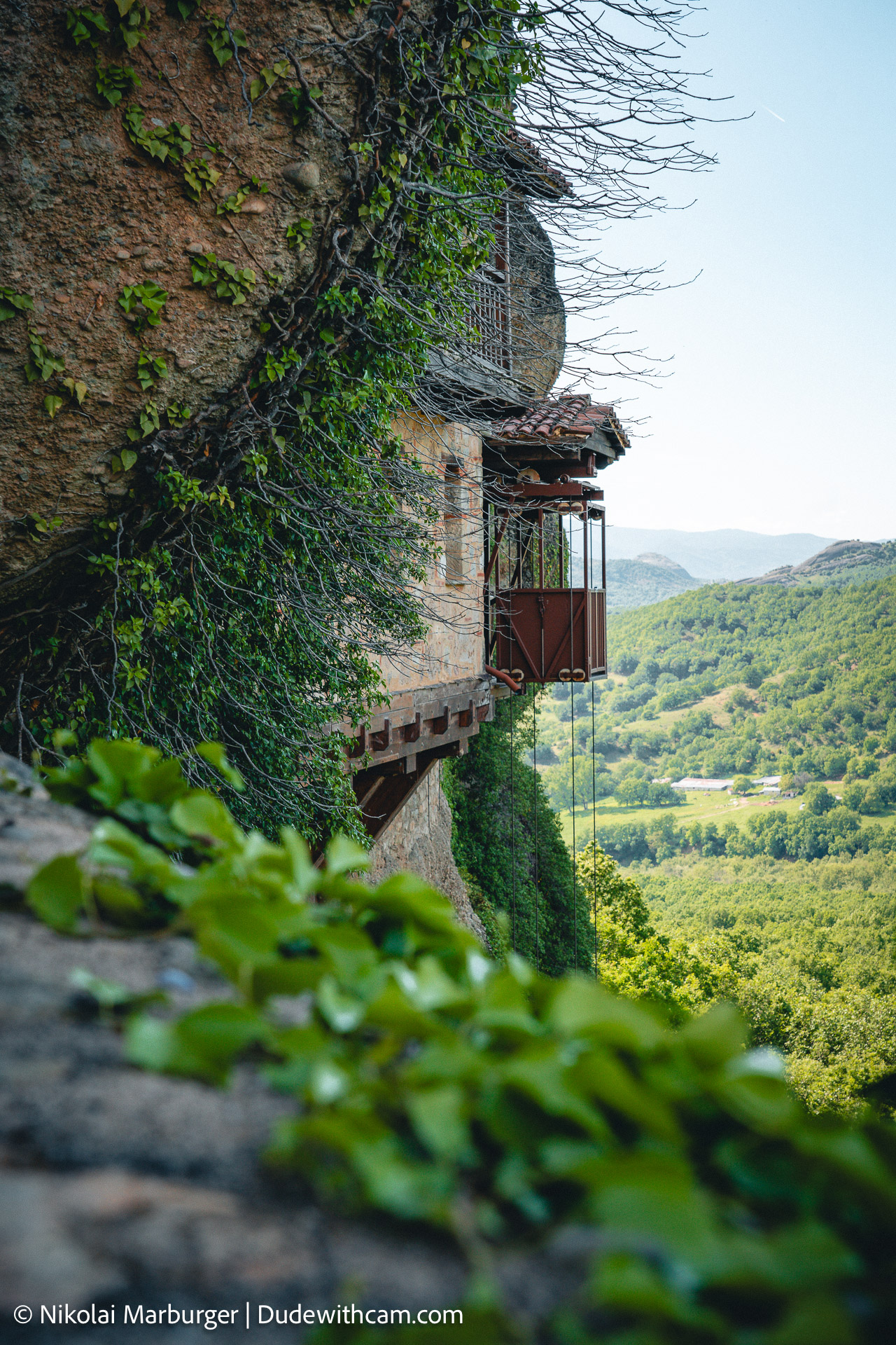 The Meteora is a rock formation in Greece. On top of some those astounding  rock formations are monasteries built, being beautiful nesteld into the rocks