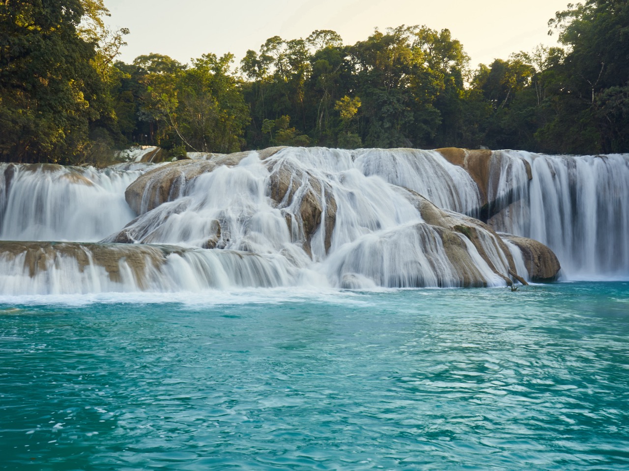 Agua Azul Waterfall in Mexico